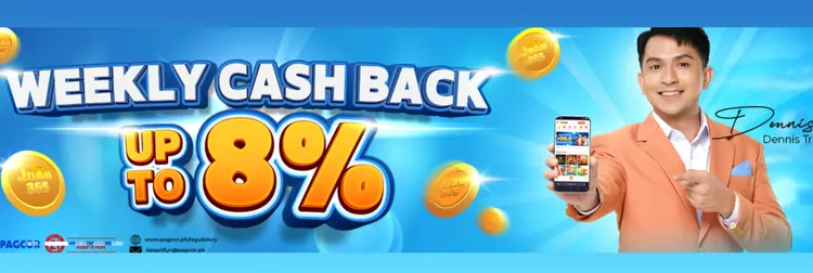 JUAN365 WEEKLY DEPOSIT CASHBACK