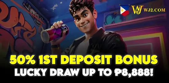 WJ2 50% 1ST DEPOSIT BONUS