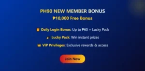 PH90 NEW MEMBERS DEPOSIT BONUS